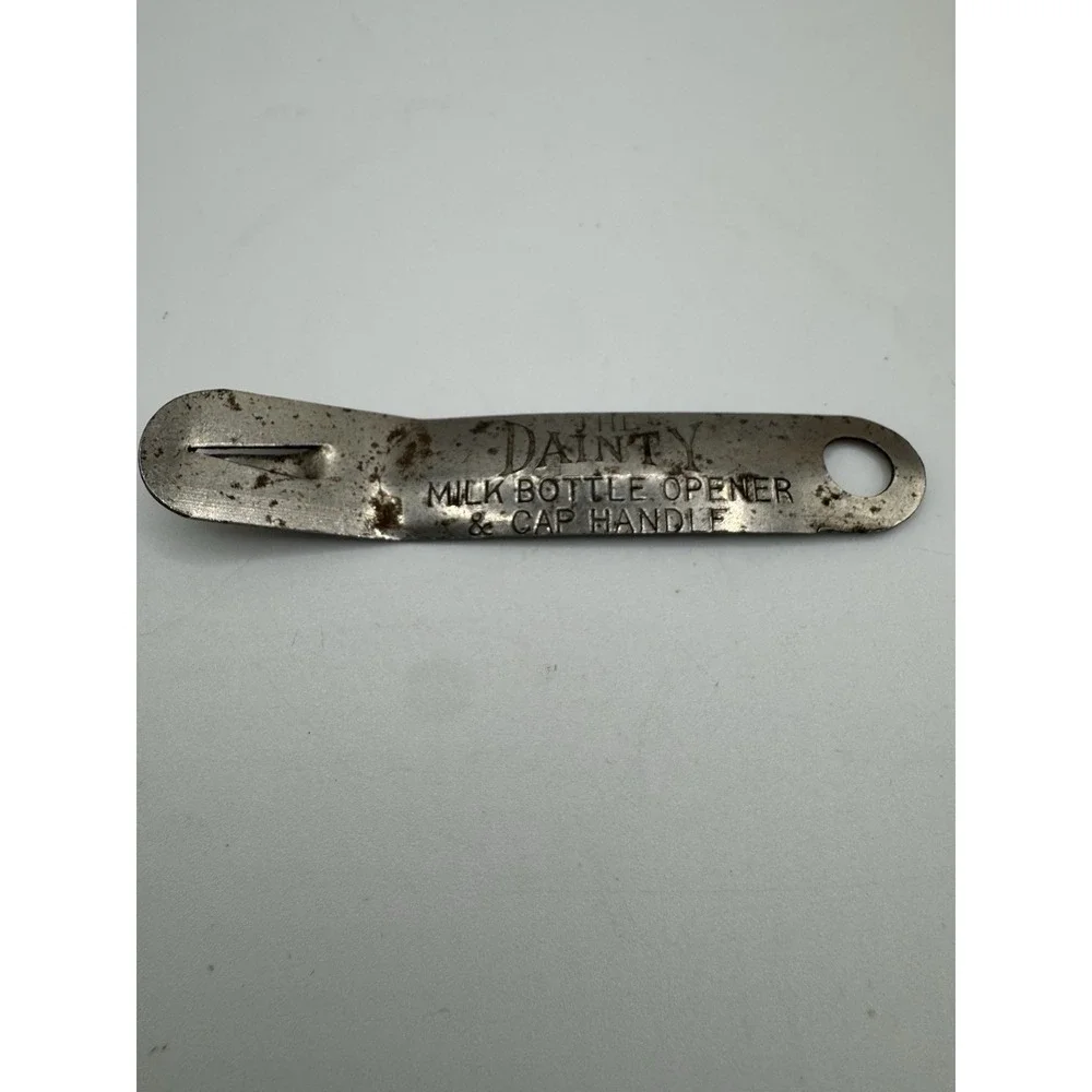 Vintage Metal Small The Dainty Milk Bottle Opener 3